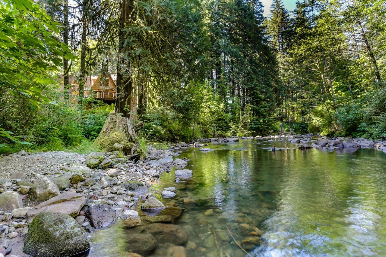 Clear Creek Cabin Welches Eksteriør billede